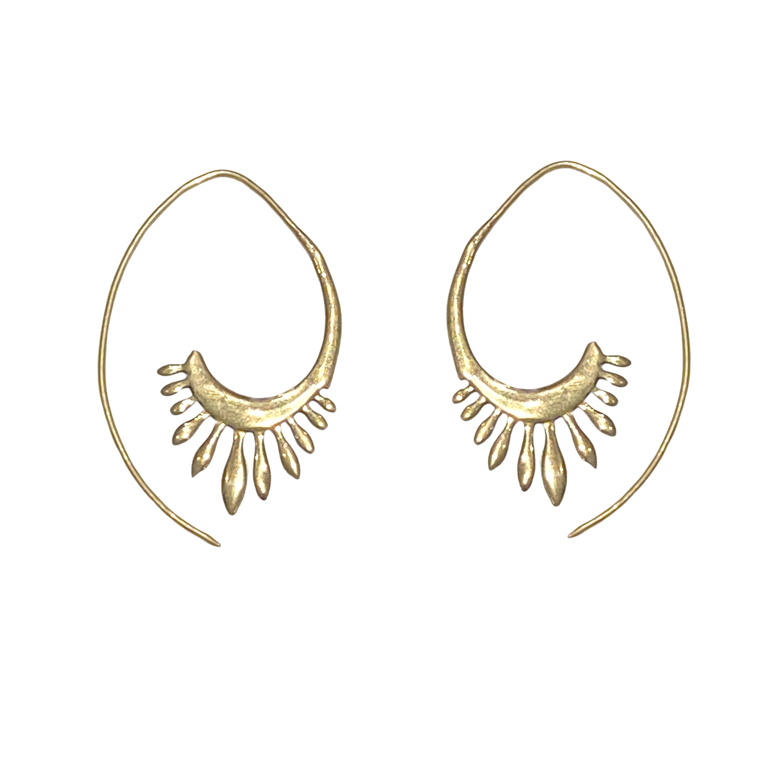 Gold Hoop Earrings The Alley